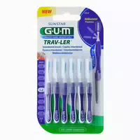 Gum Trav Ler 1,2mm Kerze Lila Interdental 6kappen