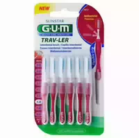 Gum Trav Ler 1,4mm Kerze Pink Interdental 6kappen