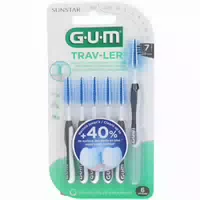 Gum Trav Ler Interdentalbürsten Iso7 2,6 mm – Antibakterieller Schutz