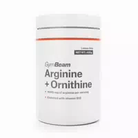 Gymbeam Arginin Ornithin Pulver mit Vitamin B12