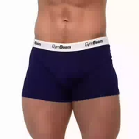 Boxershorts Herren 3er Pack aus Baumwolle Elastan Mix, Navy