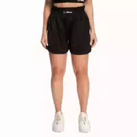 Shorts Damen Regular mit Kordelzug und Taschen in Eggplant