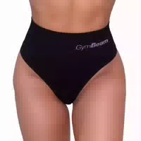 Brazilian Slips Damen im 2er Pack mit Hohem Taillenbund in Schwarz