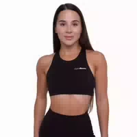Damen Sport Bh Ignite mit Rückenausschnitt und Polstern Schwarz