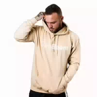 Herren Hoodie Pro mit Kapuze und Regulärer Passform in Sand