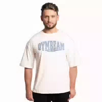 Herren T Shirt Oversized aus Baumwolle mit Boxy Schnitt Athletic Society Schwarz