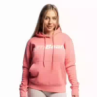 Hoodie Damen Regular Fit mit Kapuze, Langarm und Kängurutasche Rose