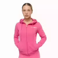 Hoodie Damen Regular mit Kapuze Reißverschluss Taschen Dragonfruit