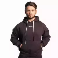 Hoodie Herren Oversized mit Kapuze in Tee Brown