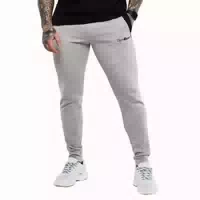 Jogginghose Herren Slim mit Kordelzug und Taschen in Grau