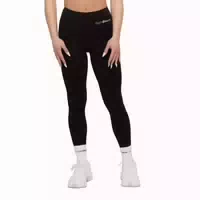 Leggings Damen mit Hoher Taille Beat Schwarz