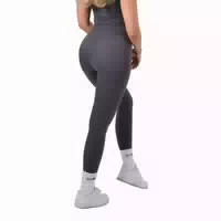 Leggings Damen mit Hoher Taille und ohne Frontnaht, Iron