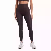 Leggings Damen mit Hoher Taille Tee Brown