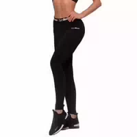 Leggings Damen Lange Hose ohne Taschen in Schwarz