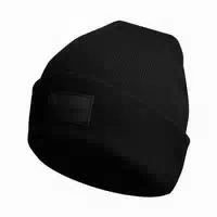 Mütze Unisex aus Acrylstrick Black