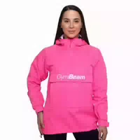Regenjacke Damen Regular Smock mit Kapuze Fuchsia