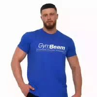 T Shirt Herren Regular Kurzarm Willpower Royal Blue