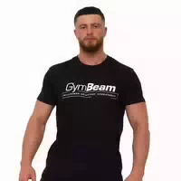 T Shirt Herren Regular Kurzarm Willpower Black