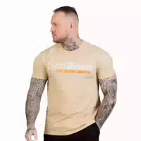 T Shirt Herren Regular Kurzarm Grow Schwarz