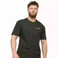 T Shirt Herren Regular Kurzarm Grün Basic