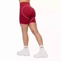 Shorts Damen Slim mit Gummizug Varsity Red