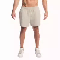 Shorts Herren Oversized mit Kordelzug Aura Grey
