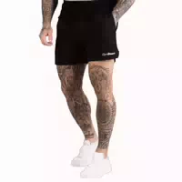 Shorts Herren Regular Fit mit Taschen in Black