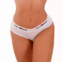 Slips Damen 3er Pack im Klassischen Schnitt aus Baumwolle Elastan in Weiß