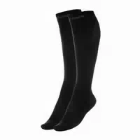 Socken Unisex Kompressionsstrümpfe aus Nylon und Elastan in Schwarz