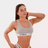 Sport Bh Damen Bralette mit Breiten Trägern in Schwarz