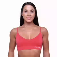 Sport Bh Damen Triangle mit Verstellbaren Trägern in Schwarz