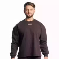 Sweatshirt Herren Oversized ohne Kapuze in Tee Brown