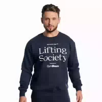 Sweatshirt Herren Oversized Langarm aus Baumwolle und Polyester Modell Nightfall