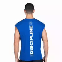Tanktop Herren Regular Discipline Blau