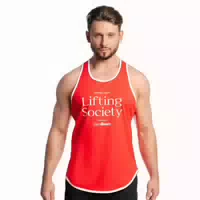 Tanktop Herren Stringer Locker mit Tiefen Armlöchern in Black