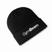 Wintermütze Unisex Beanie aus Acryl in Schwarz