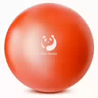 Gymnastikball 25cm Pilates Yoga Aufblasbar #9 Lila Mintgr& 1 st