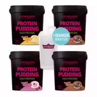 Protein Pudding 4er Pack Shaker Gratis