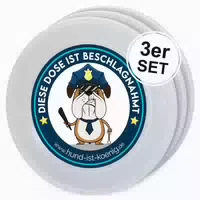 Hund Ist König Dosendeckel Für Tierfutter – 200 400 G Dosen 3 St
