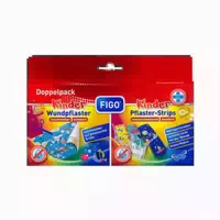 Figo Kinderpflaster 10er 6 cm × 0,5 m Doppelpack 11 st