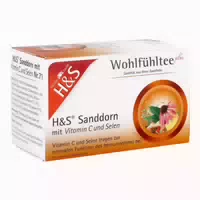 H&s Wohlfühltee Sanddorn Mit Vitamin C Und Selen 3er Set 3x20x2,5 G Filterbeutel
