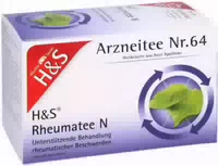 H&s Arzneitee Rheumatee N 20x2 0 g Filterbeutel