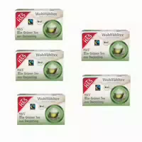 H&s Wohlfühltee Bio Grüner Tee Aus Darjeeling 5er Set 5x20x2,0 St Filterbeutel