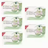 H&s Wohlfühltee Bio Grüner Tee aus Darjeeling 5er Set 5x20x2,0 st Filterbeutel