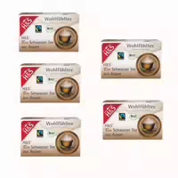 H&s Wohlfühltee Bio Schwarzer Tee Aus Assam 5er Set 5x20x1,80 St Filterbeutel