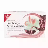 H&s Wohlfühltee Cranberry Acerolakirsche mit Vitamin C 20x2 8 g Filterbeutel