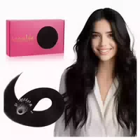 Haar Extensions Microring Echthaar 60cm 50s 5 Micro#1 Tief S 1 st