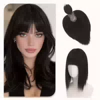 Haar Topper Clipin Pony 30 cm 62 g Natürliches Schwarz Dunke 1 st