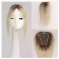 Haar Topper Damen Remy Ombre Hellblonde Braun 12in Ombre Hel 1 st