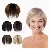 Haar Topper Frauen Hellbraun ohne Pony 3 Clips 15 cm Hellbra 1 st